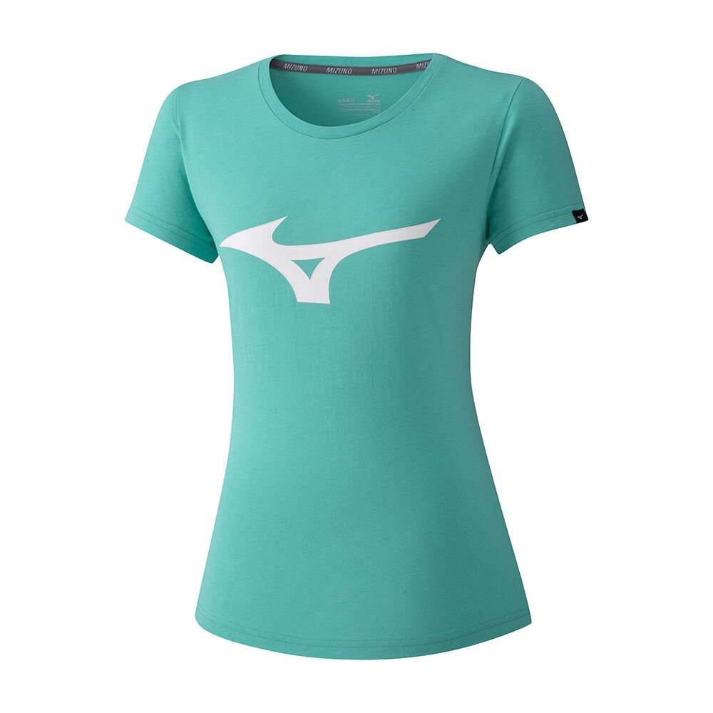 Camisetas Mizuno RB Mujer Turquesa Outlet UXMC-59261